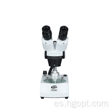 Paso de mesa Microscopio binocente estereoscópico